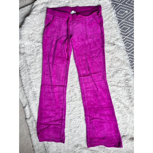 Zenana Outfitters hot pink velour zip hoodie and matching pants S/M - Picture 5 of 9